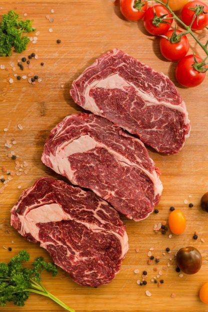 Organic Beef Scotch Fillet Steak - Melbourne Home Delivery.